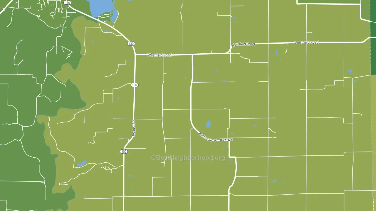 Hutton, IL block-group voter-turnout map