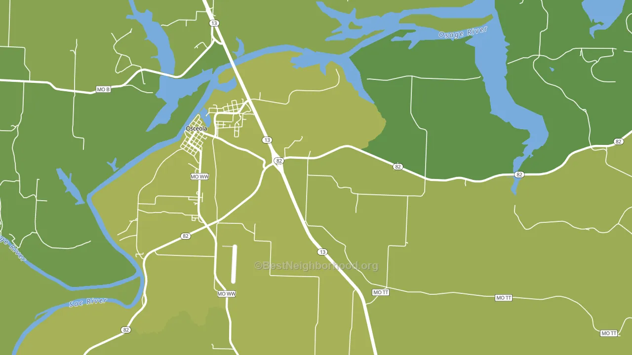 Iconium, MO block-group voter-turnout map