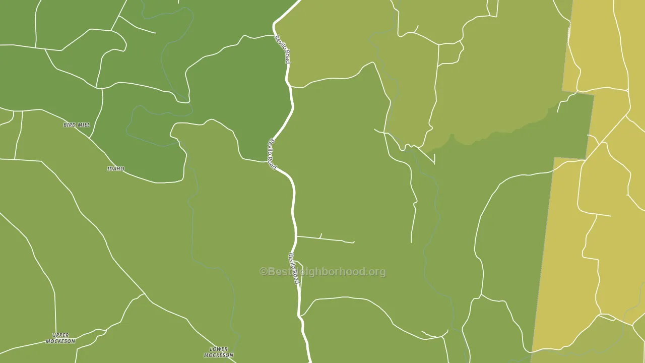 Idaho, TN block-group voter-turnout map