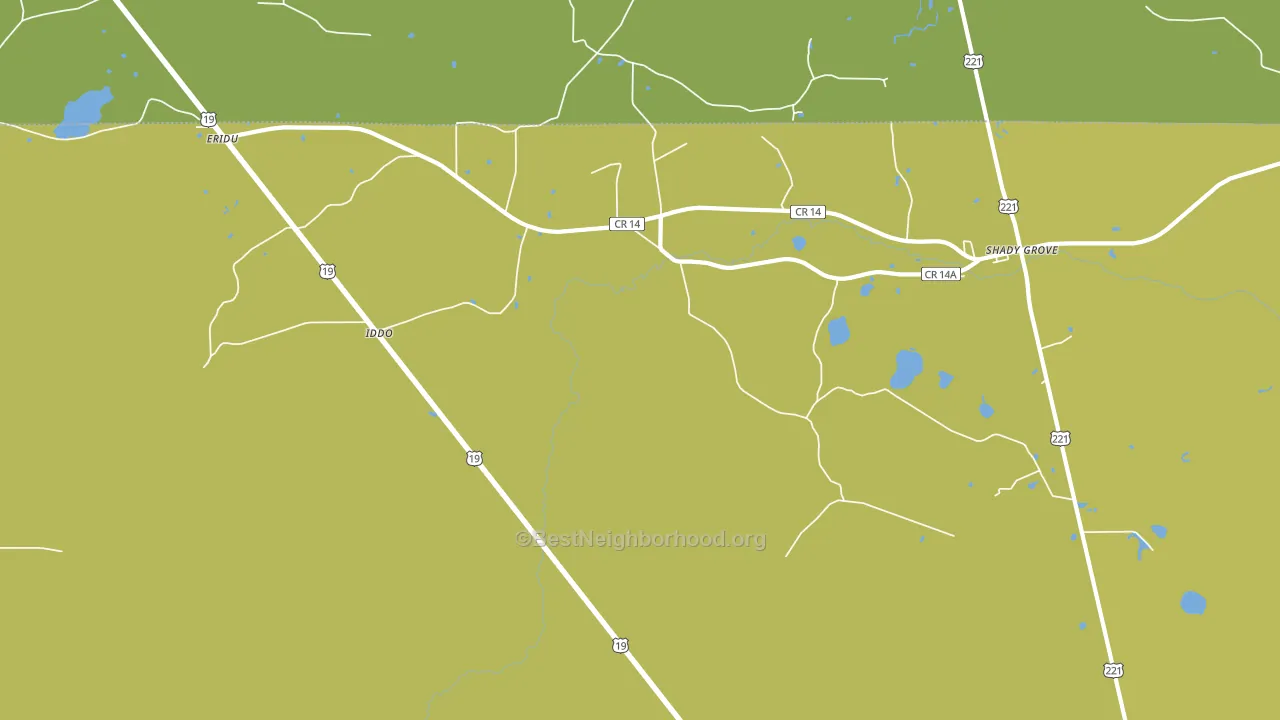 Iddo, FL block-group voter-turnout map