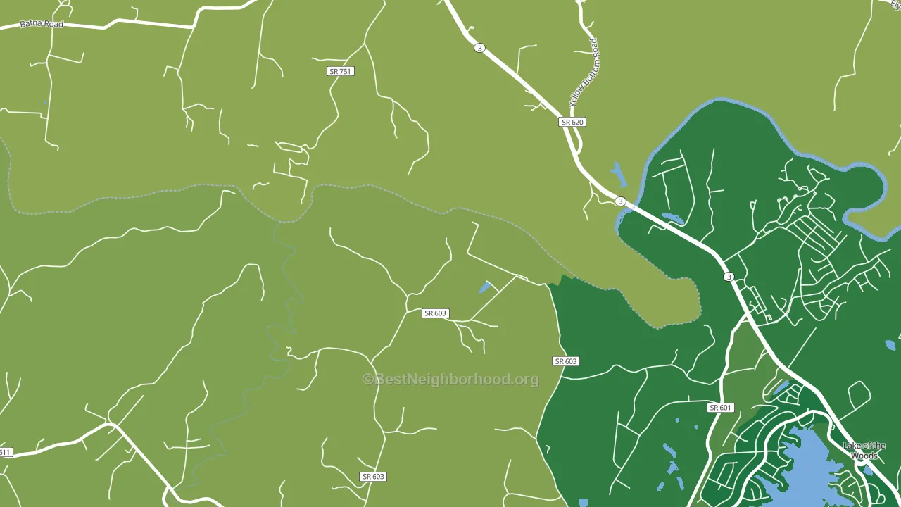 Indian Town, VA block-group voter-turnout map