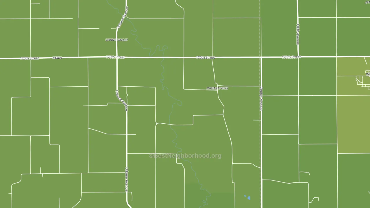 Indianapolis, IA block-group voter-turnout map