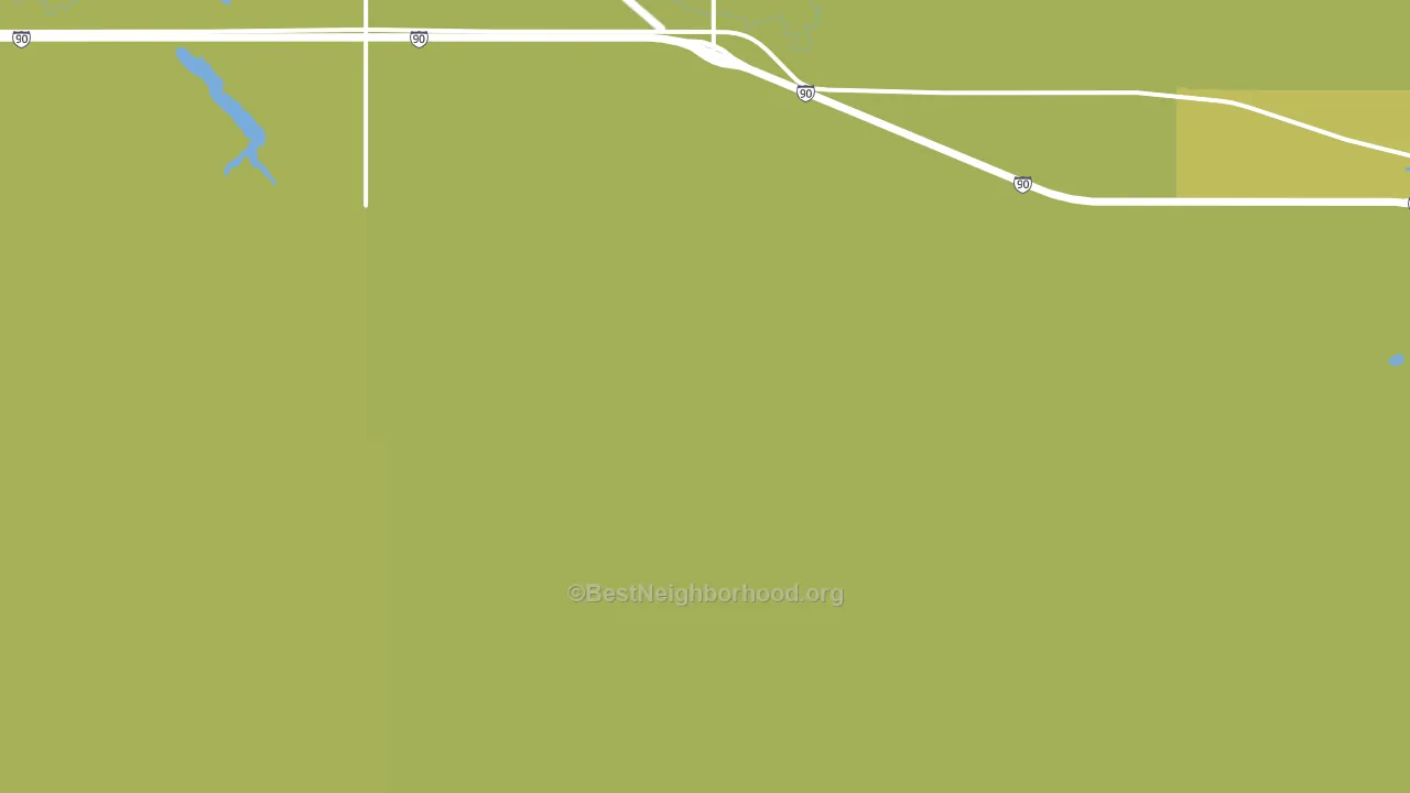 Iona, SD block-group voter-turnout map