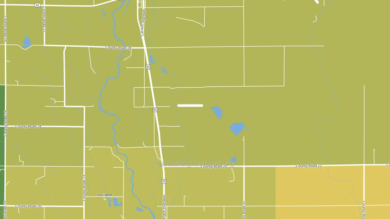 Ione, CO block-group voter-turnout map