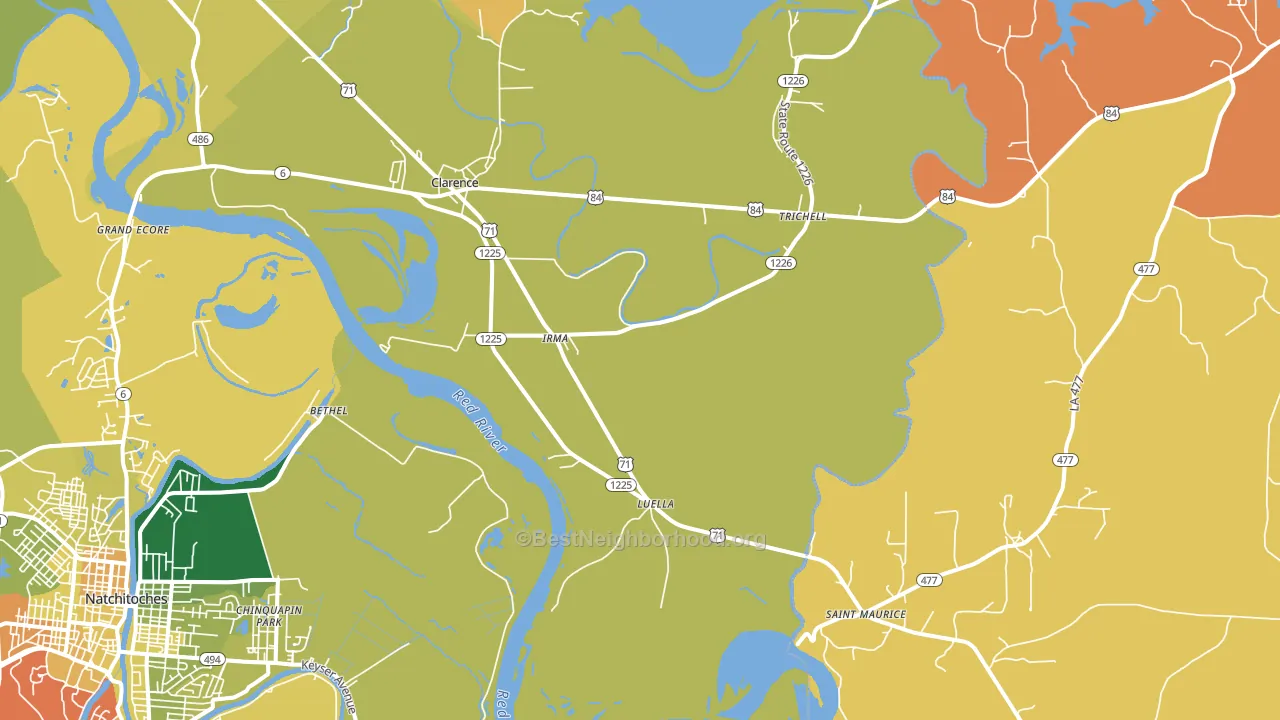 Irma, LA block-group voter-turnout map
