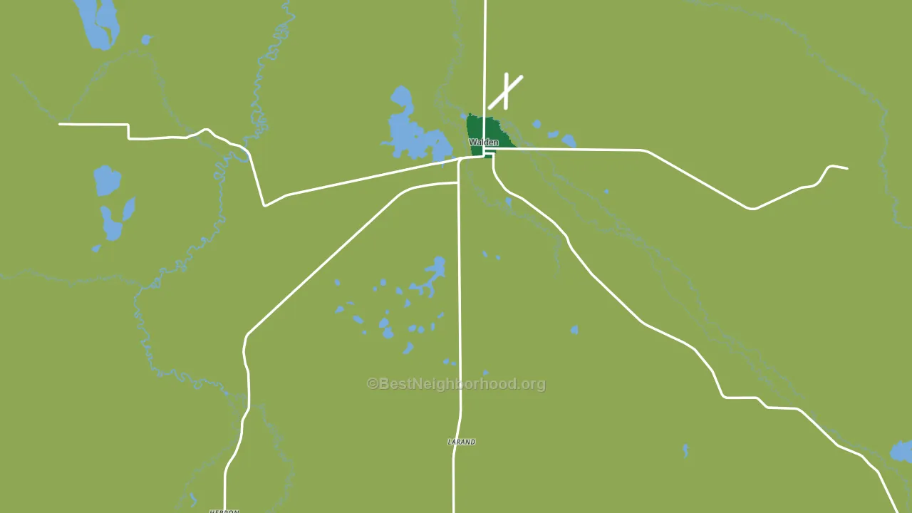 Jackson County, CO block-group voter-turnout map