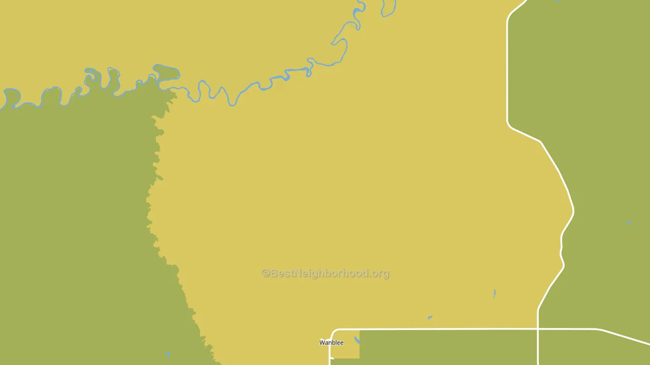 Jackson County, SD block-group voter-turnout map