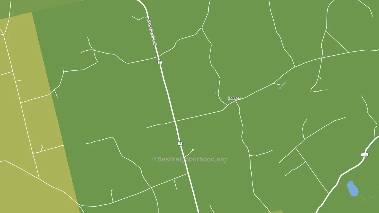 Jackson, ME block-group voter-turnout map