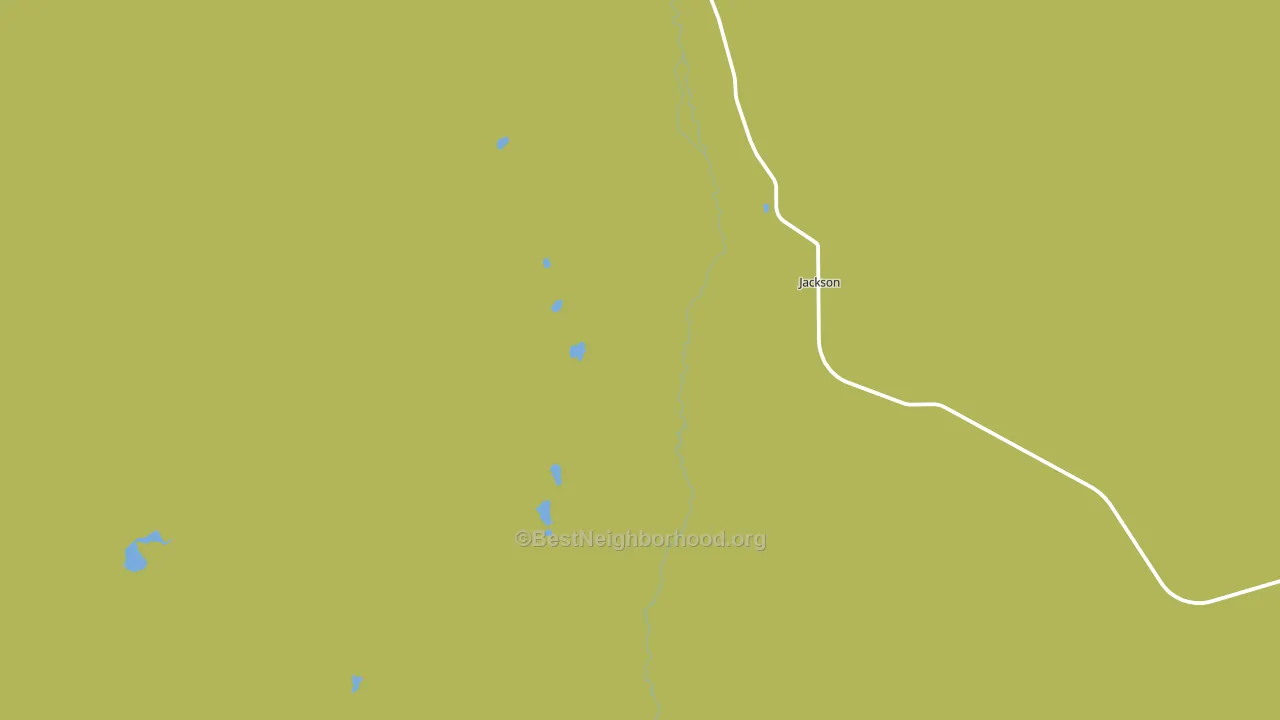 Jackson, MT block-group voter-turnout map