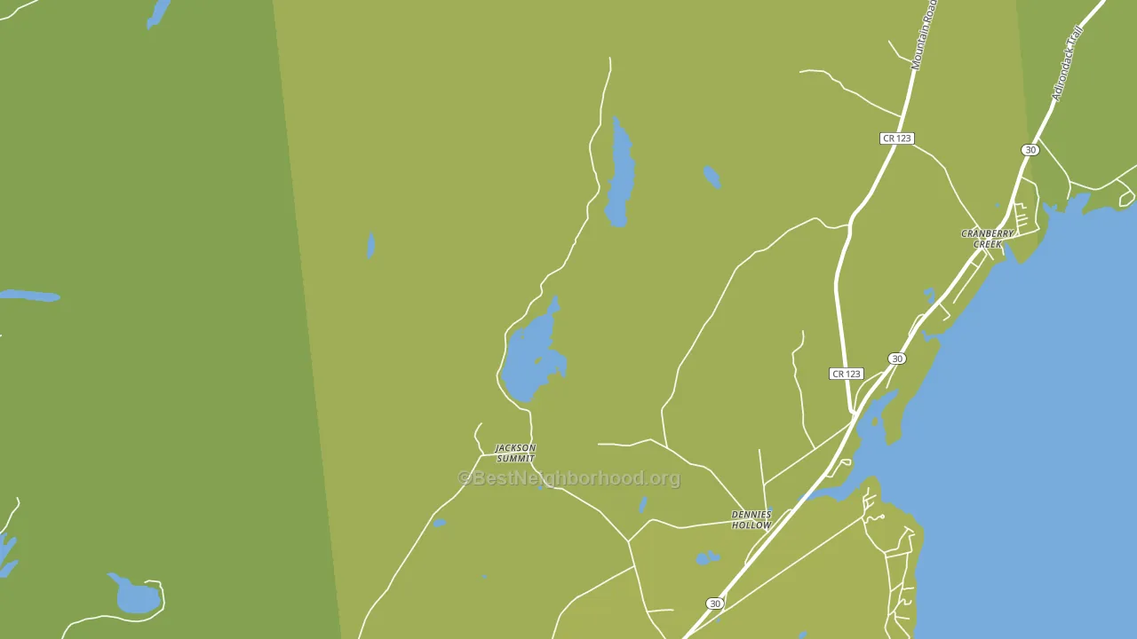 Jackson Summit, NY block-group voter-turnout map