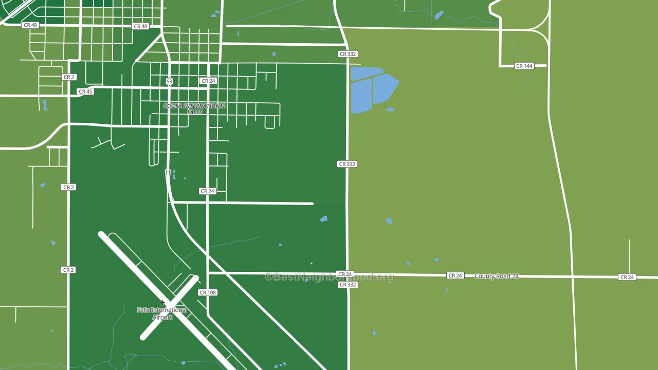 Jameson, MN block-group voter-turnout map