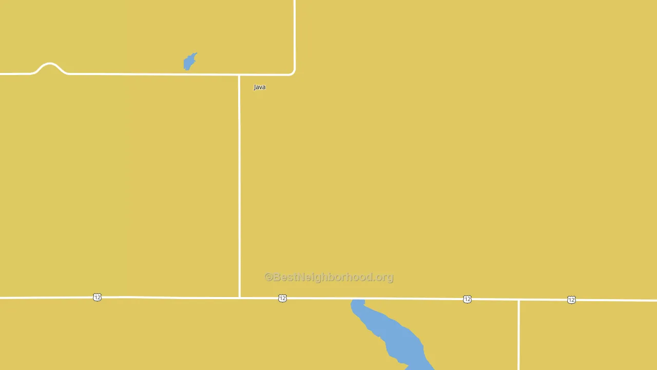 Java, SD block-group voter-turnout map