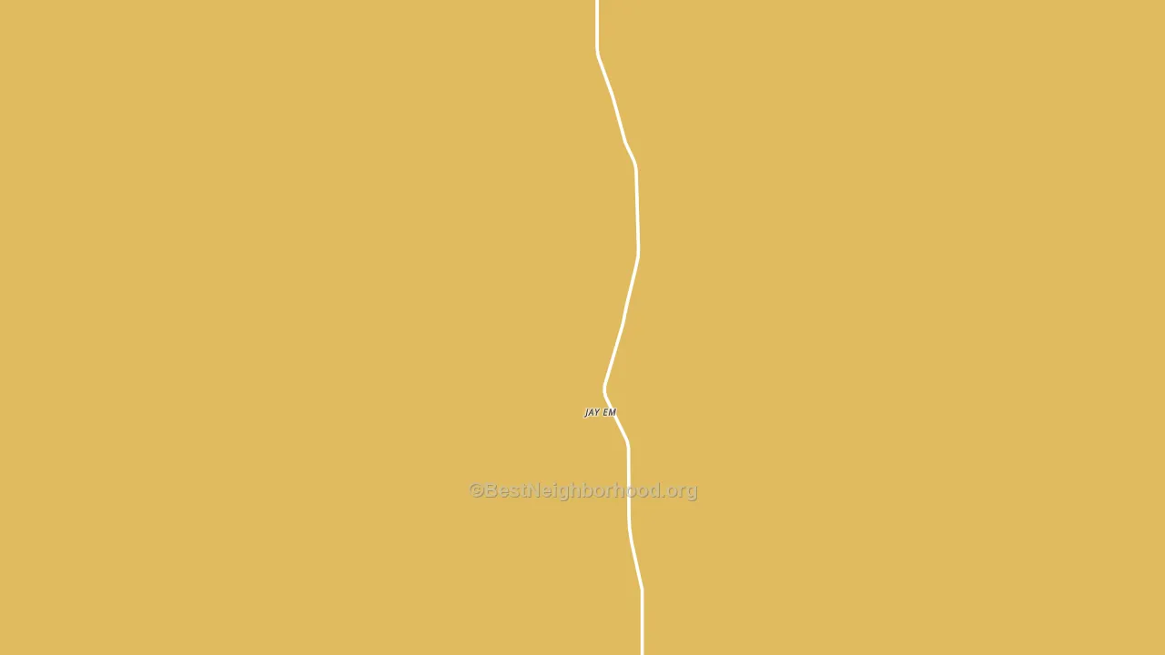 Jay Em, WY block-group voter-turnout map