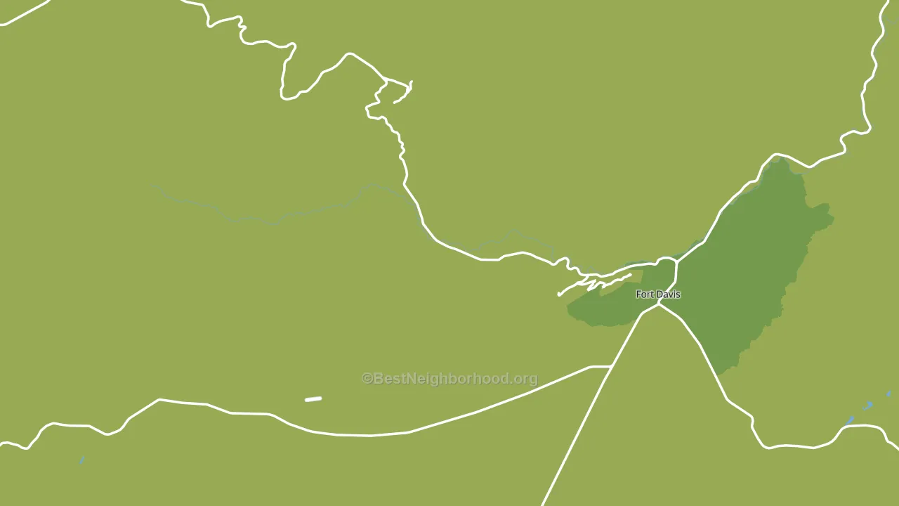 Jeff Davis County, TX block-group voter-turnout map