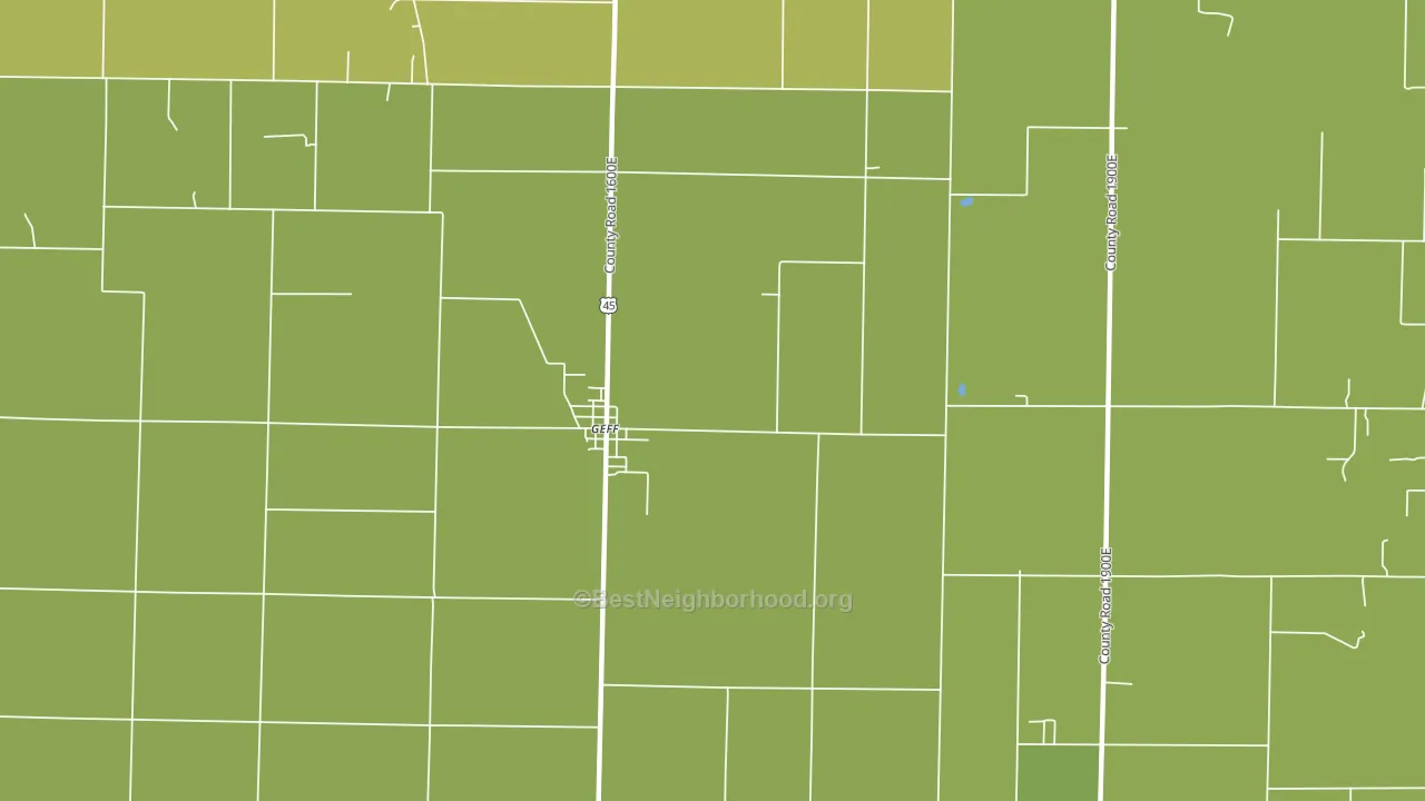 Jeffersonville, IL block-group voter-turnout map