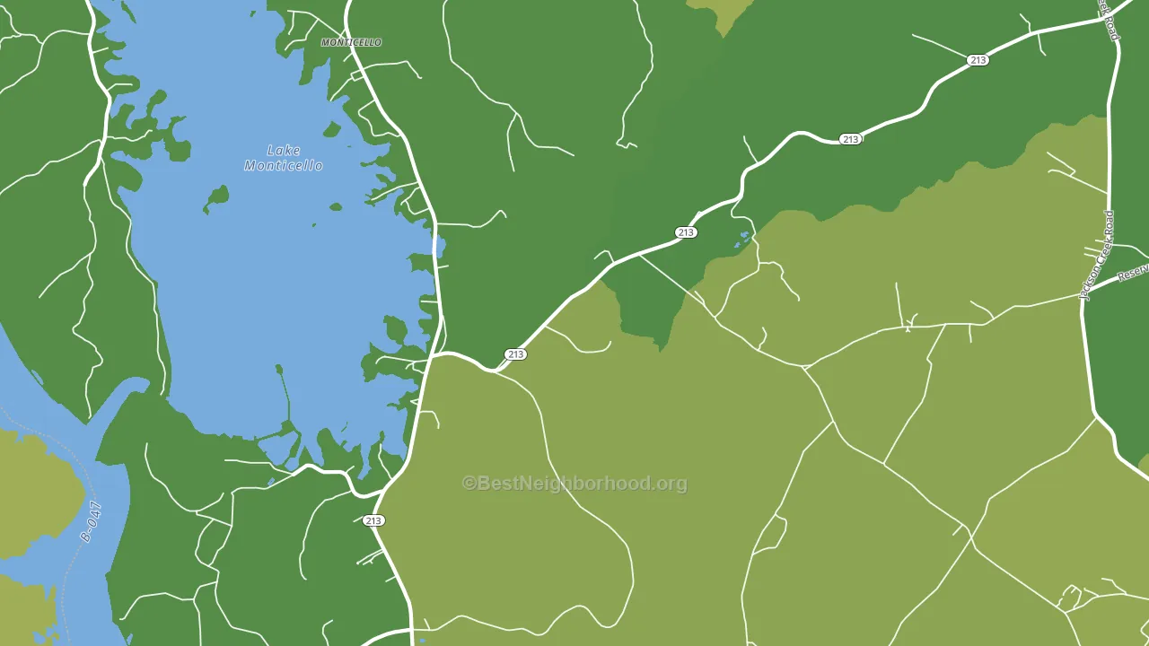 Jenkinsville, SC block-group voter-turnout map