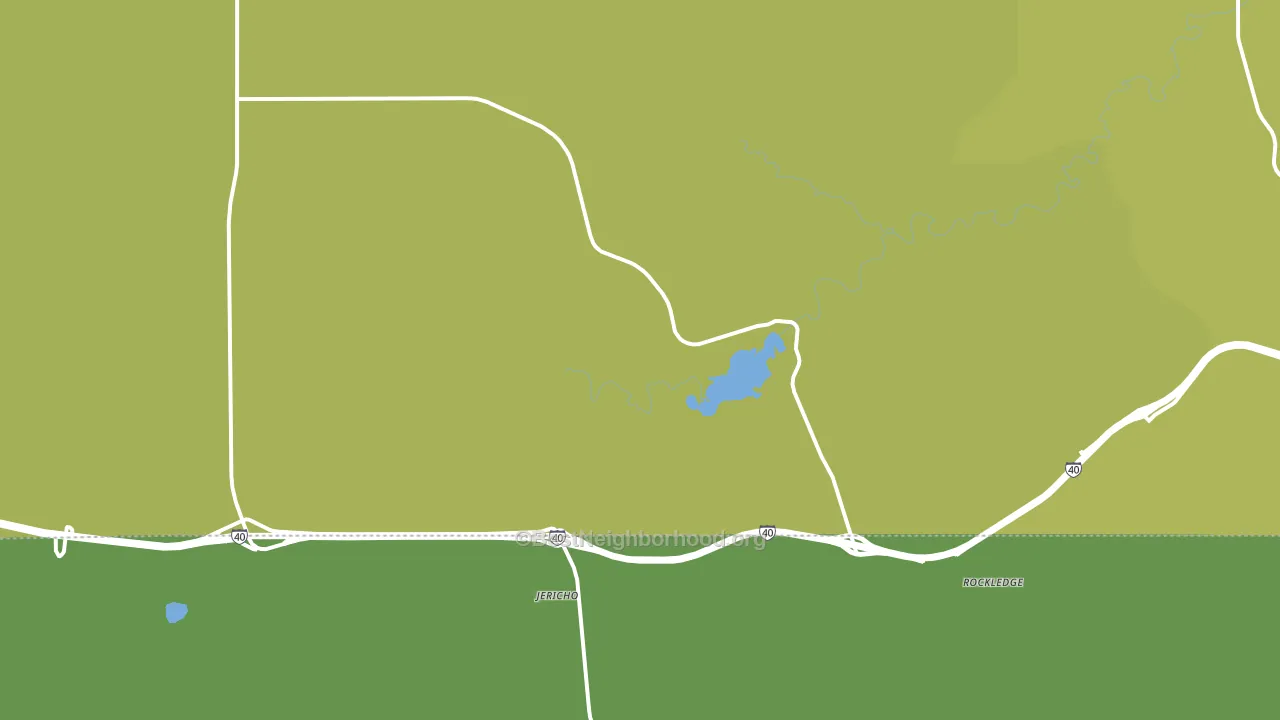 Jericho, TX block-group voter-turnout map