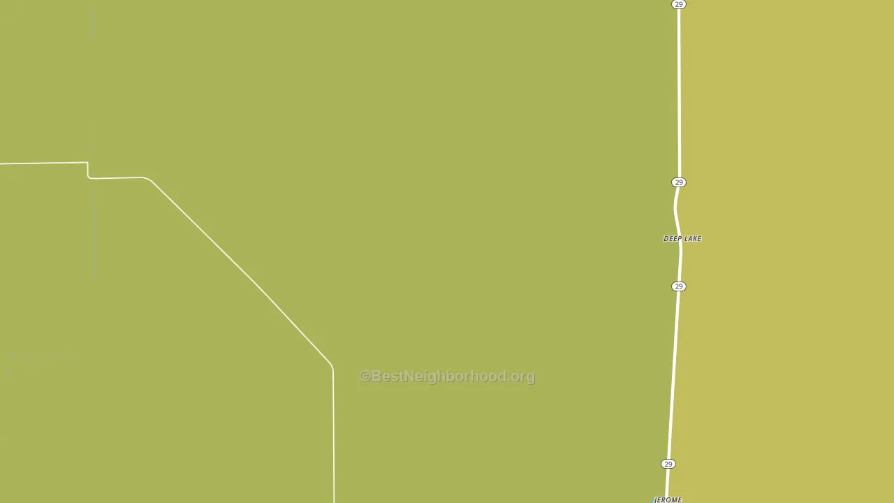 Jerome, FL block-group voter-turnout map