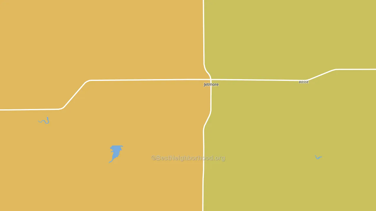 Jetmore, KS block-group voter-turnout map