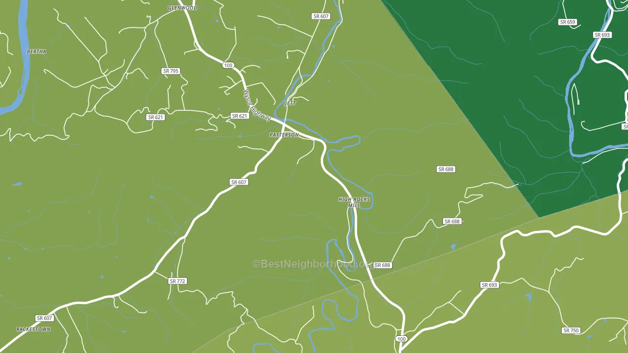 Jett, VA block-group voter-turnout map