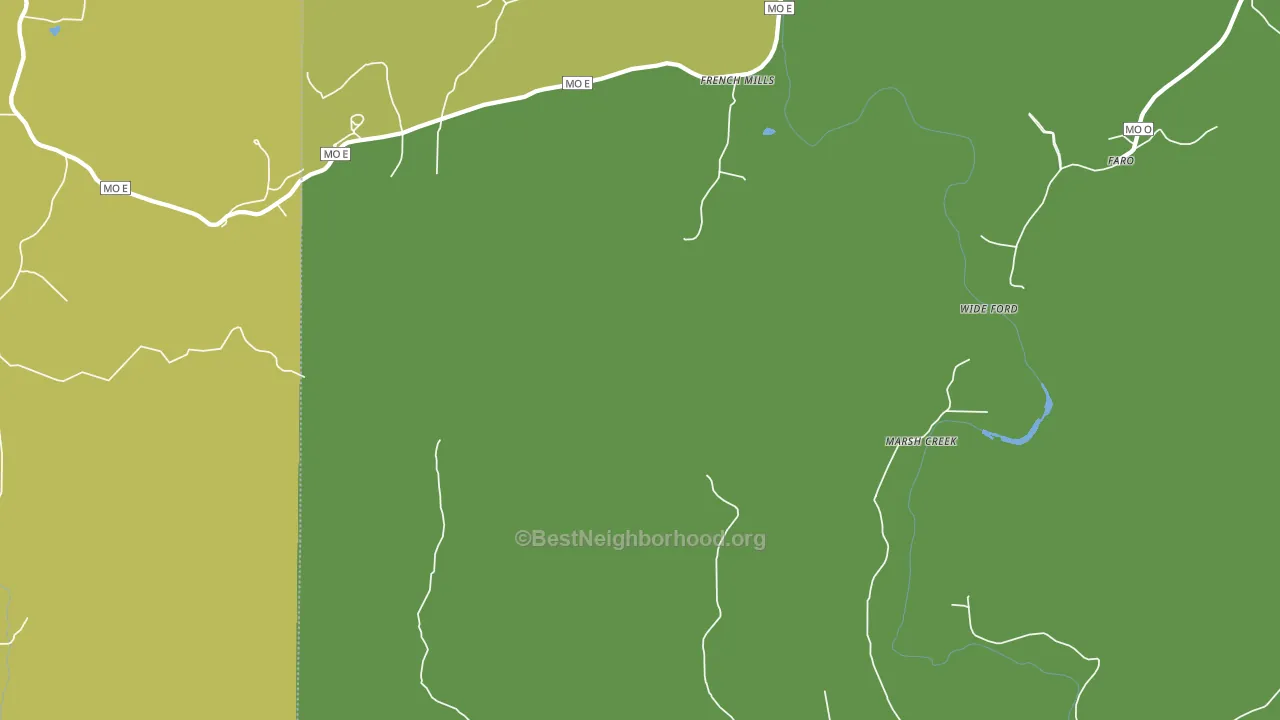 Jewett, MO block-group voter-turnout map