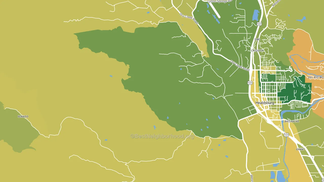 Jimtown, CA block-group voter-turnout map