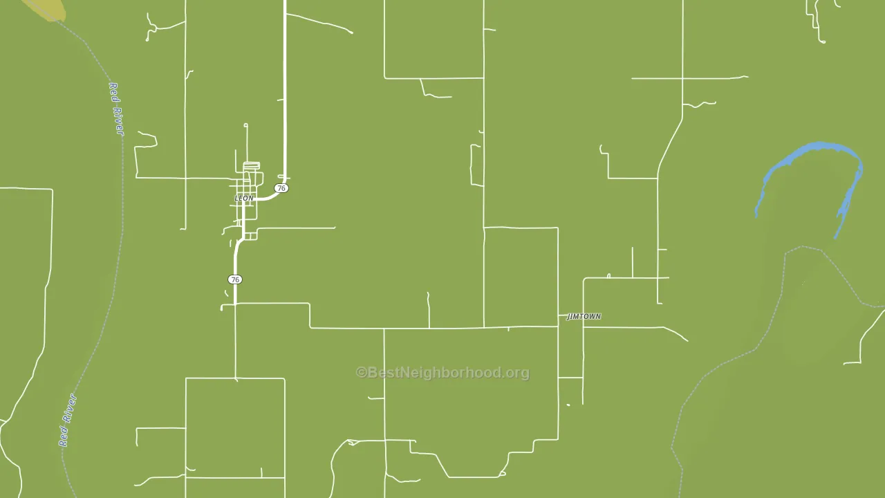 Jimtown, OK block-group voter-turnout map