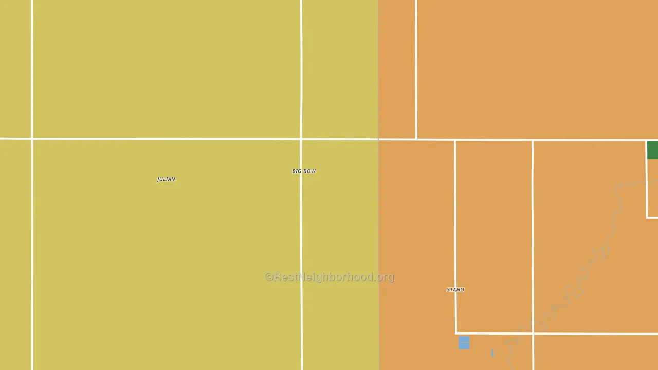 Johnson, KS block-group voter-turnout map