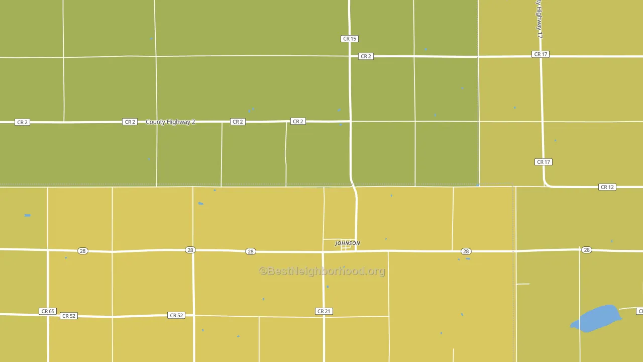 Johnson, MN block-group voter-turnout map