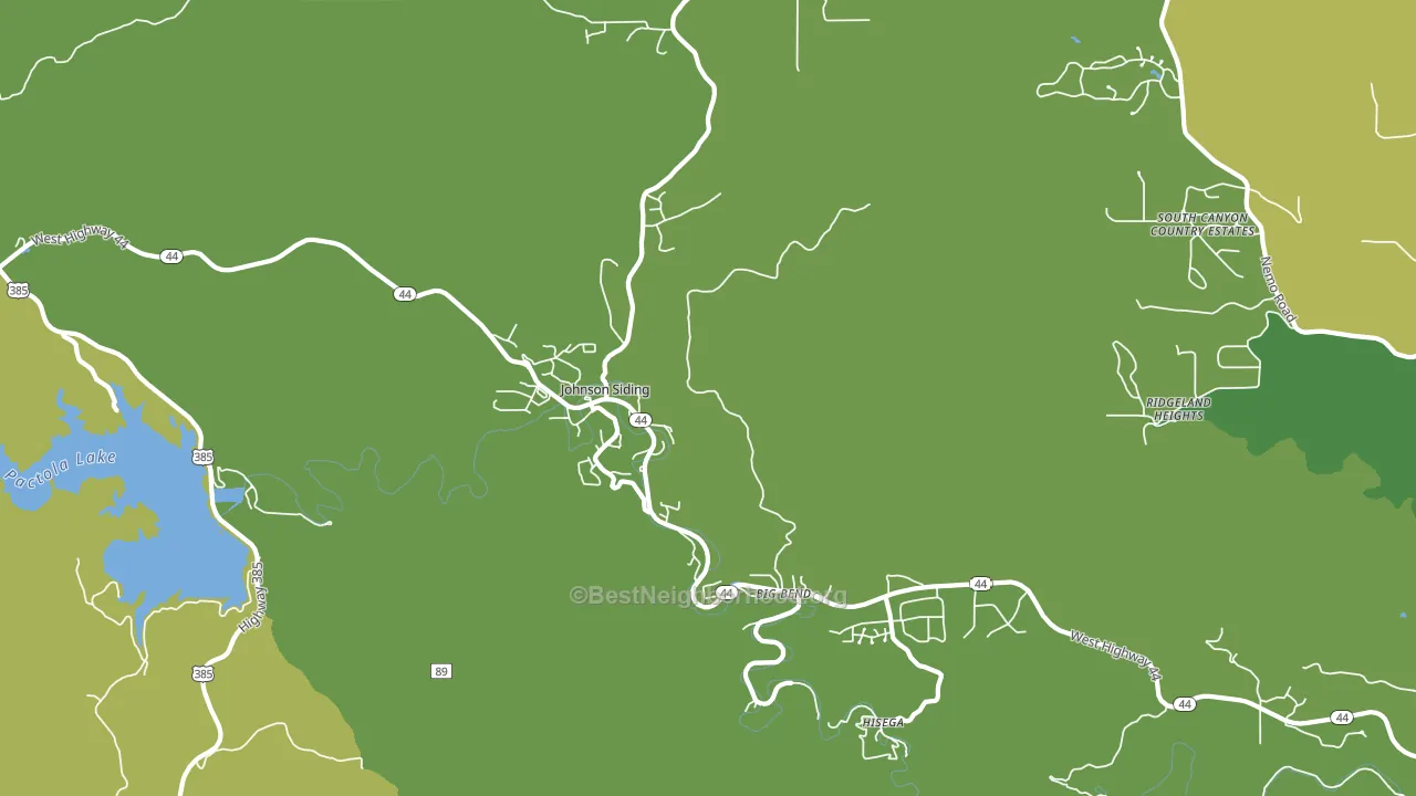 Johnson Siding, SD block-group voter-turnout map