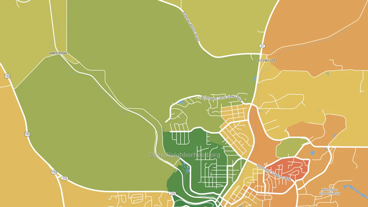 Johnson, WA block-group voter-turnout map