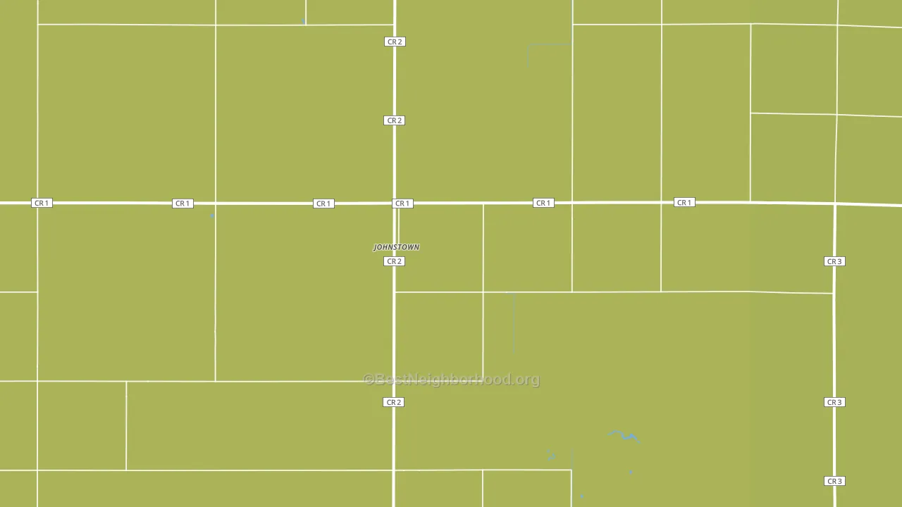 Johnstown, ND block-group voter-turnout map