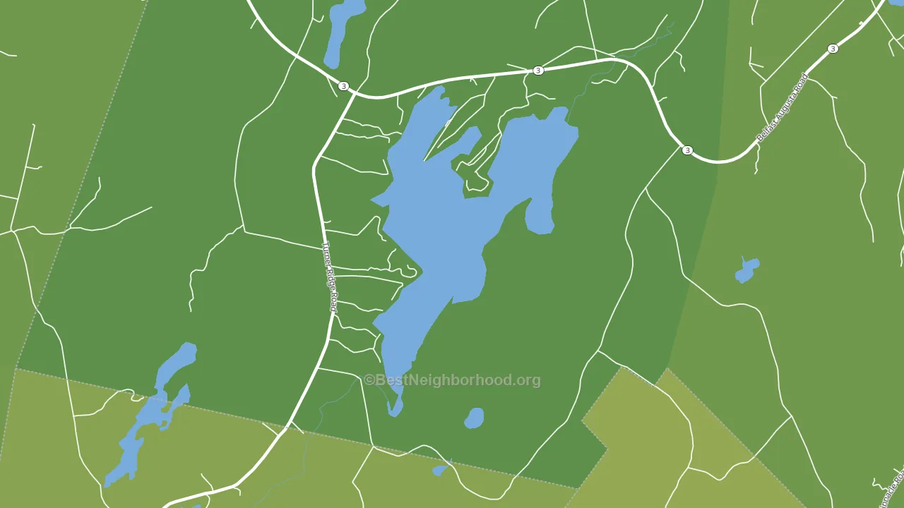 Jones Corner, ME block-group voter-turnout map