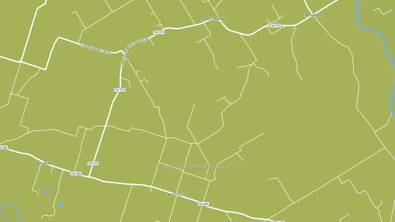 Jones Prairie, TX block-group voter-turnout map