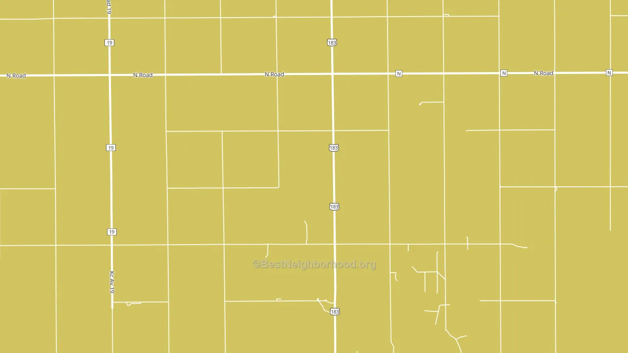 Joy, KS block-group voter-turnout map