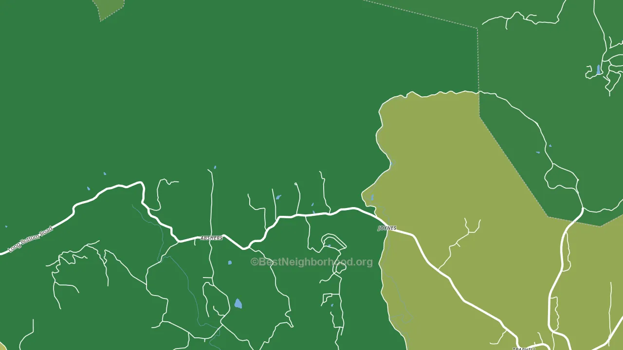 Joynes, NC block-group voter-turnout map