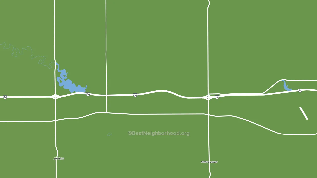 Judson, ND block-group voter-turnout map