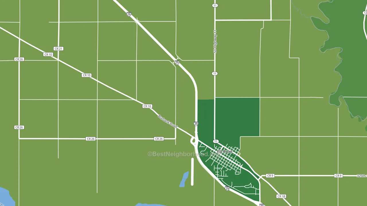 Junction City, SD block-group voter-turnout map