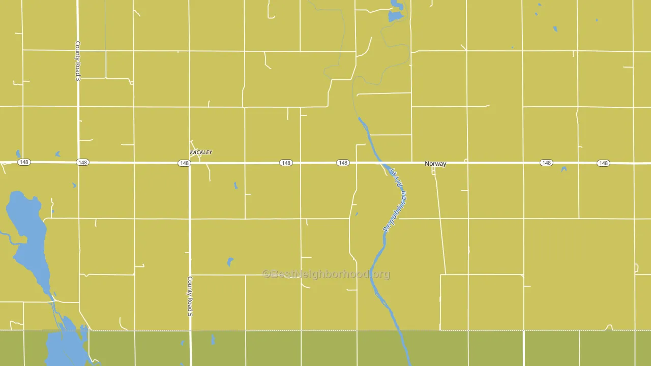 Kackley, KS block-group voter-turnout map