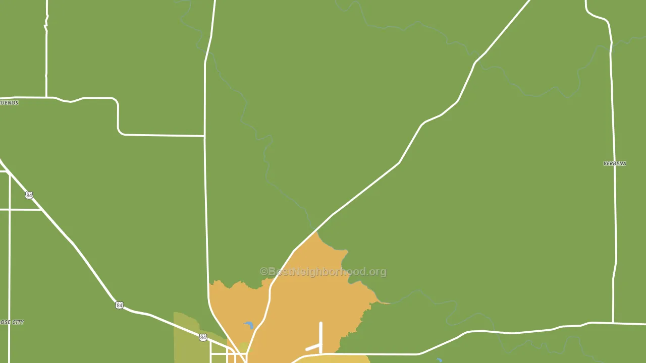 Kalgary, TX block-group voter-turnout map