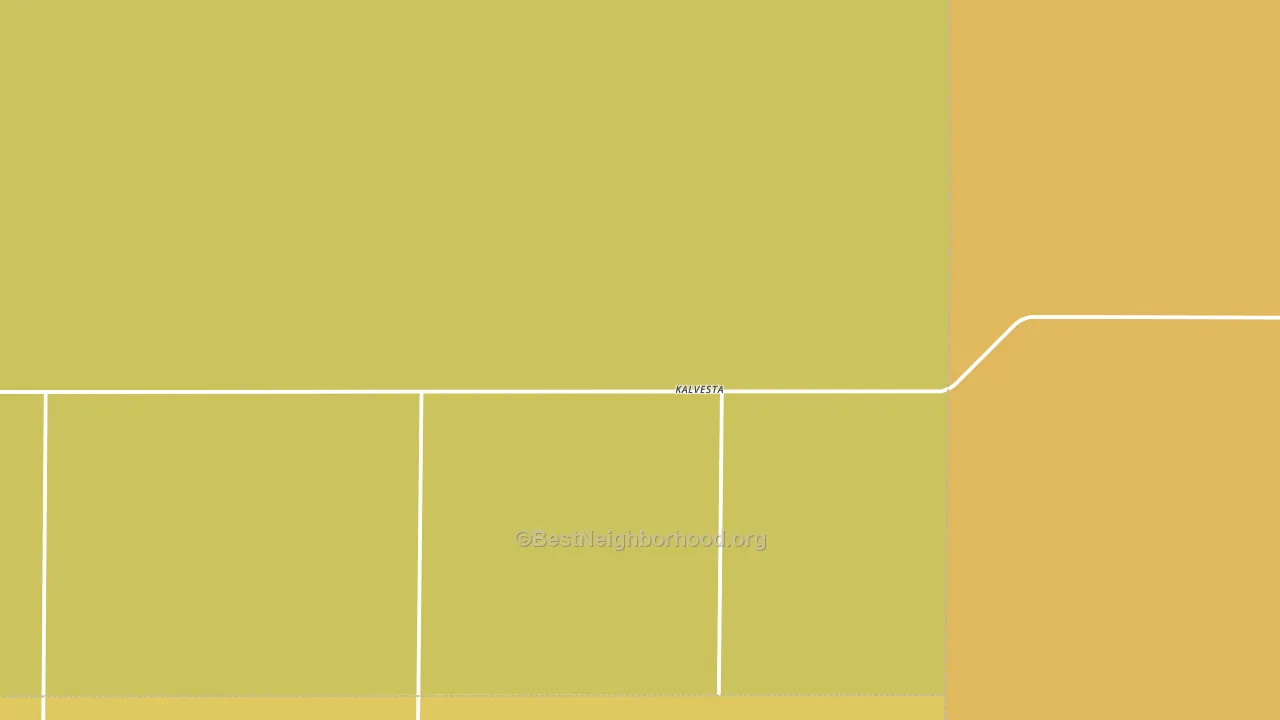 Kalvesta, KS block-group voter-turnout map