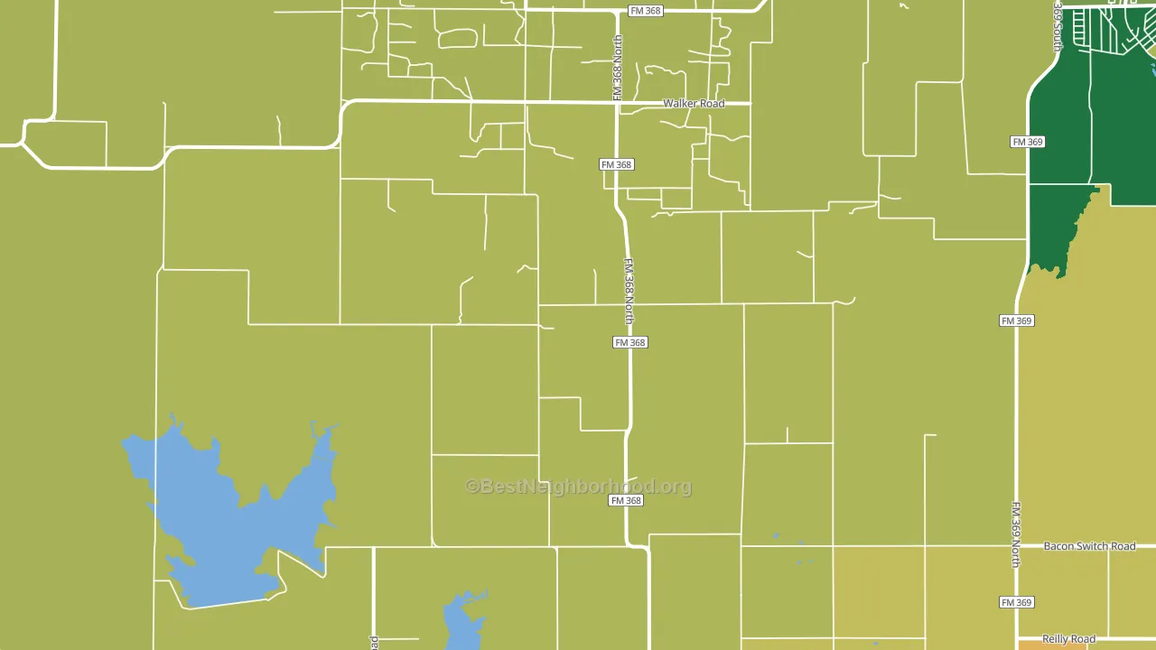 Kamay, TX block-group voter-turnout map