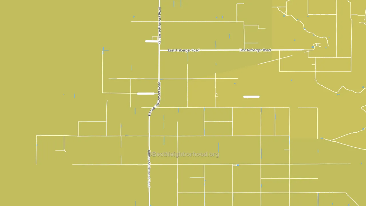 Kansas Settlement, AZ block-group voter-turnout map