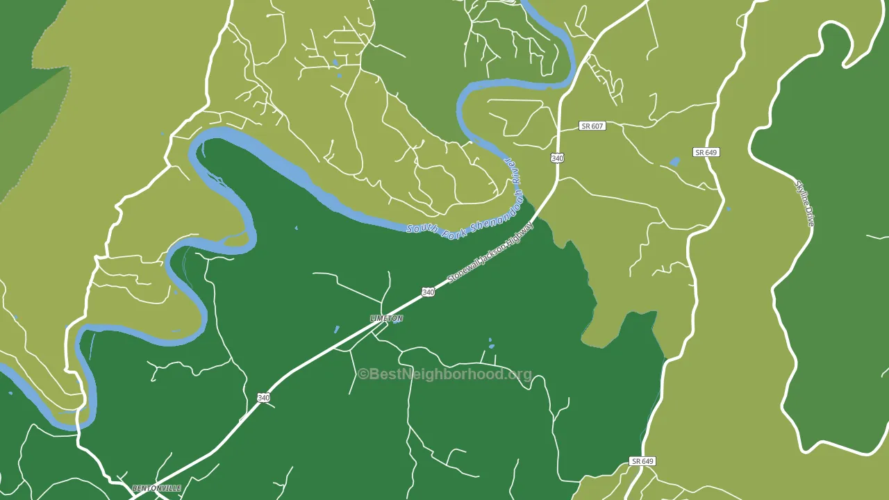 Karo, VA block-group voter-turnout map