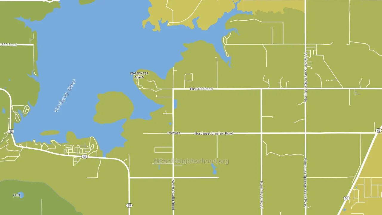 Keetonville, OK block-group voter-turnout map