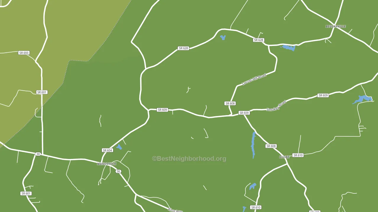 Keith, VA block-group voter-turnout map
