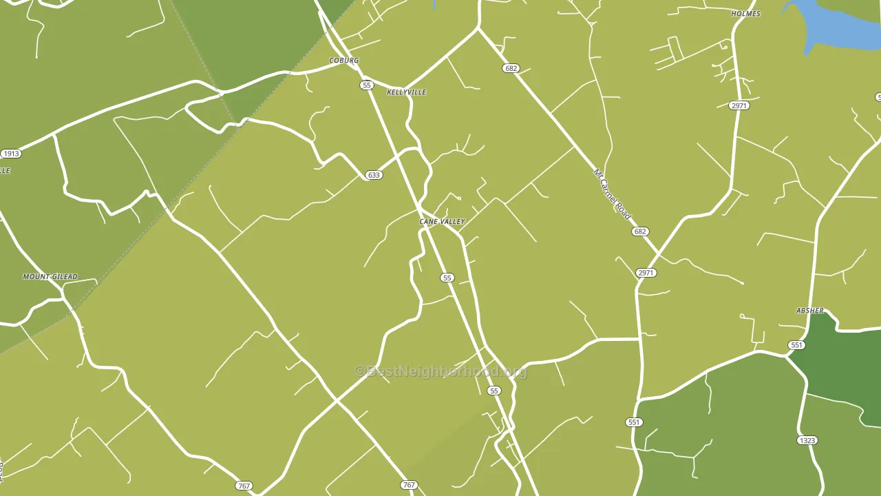 Kellyville, KY block-group voter-turnout map