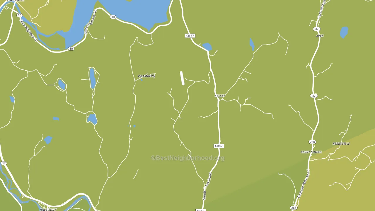 Kelsey, NY block-group voter-turnout map