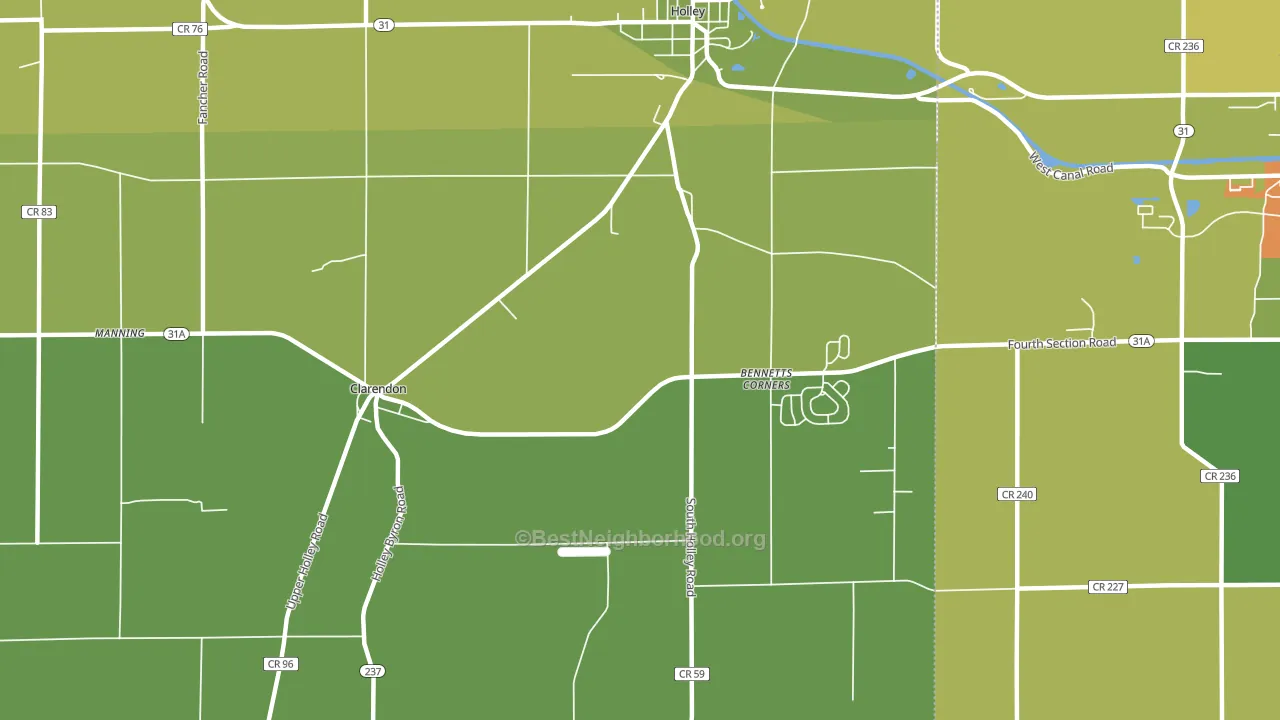 Kendall Mills, NY block-group voter-turnout map