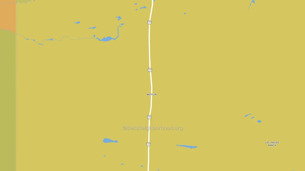 Kenedy County, TX block-group voter-turnout map